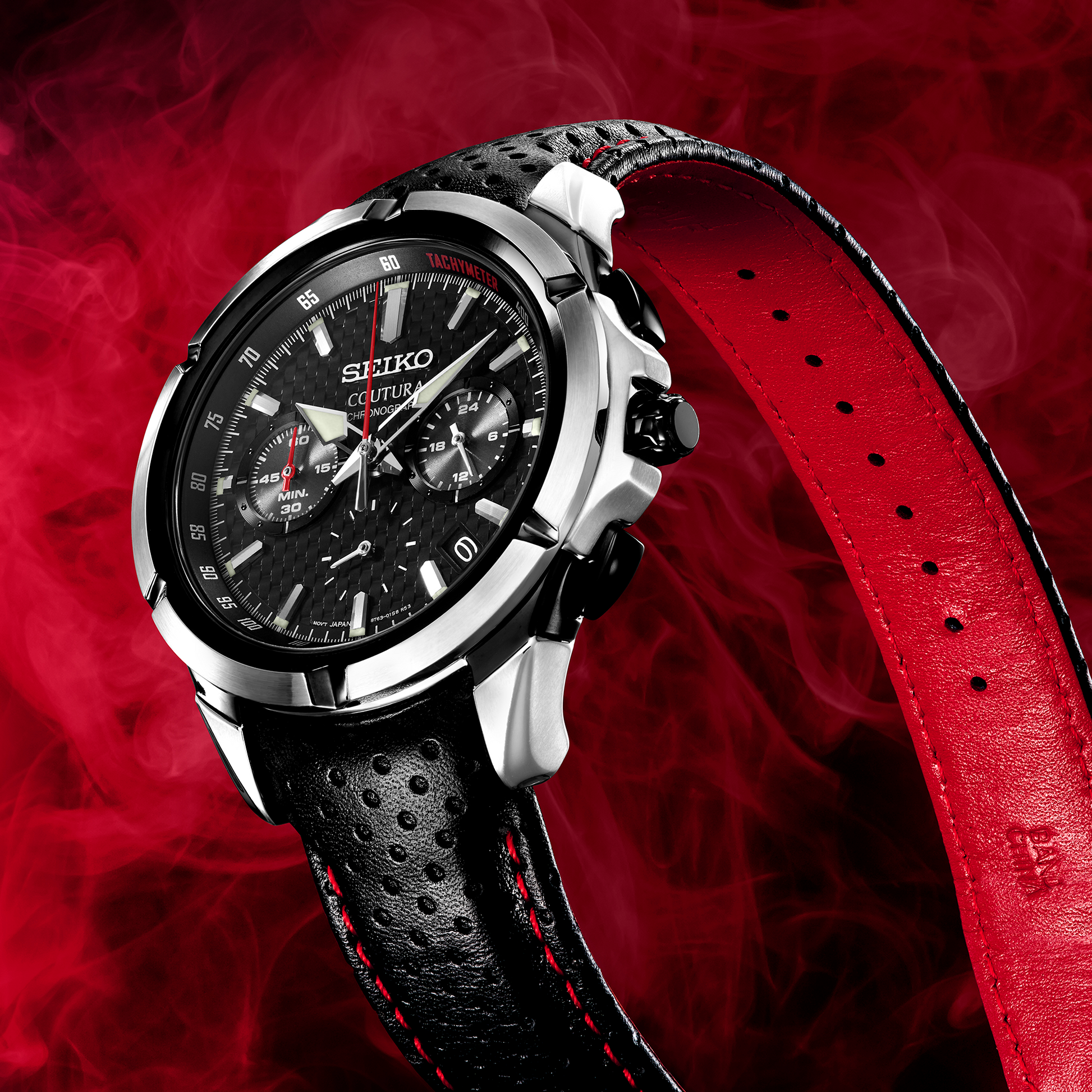 Seiko Coutura Quartz Chronograph Watch SSB437