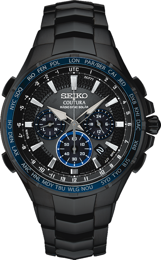 Seiko Coutura Radio Sync Solar Chronograph Watch SSG021