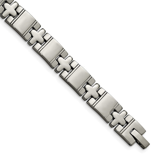 Chisel Titanium Polished 8.25 inch Bracelet TBB104-8.25