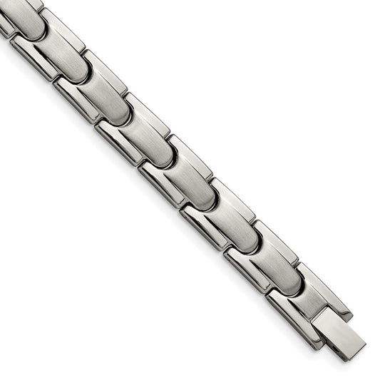 Chisel Titanium Brushed and Polished 8.5 inch Link Bracelet TBB2787-8.5
