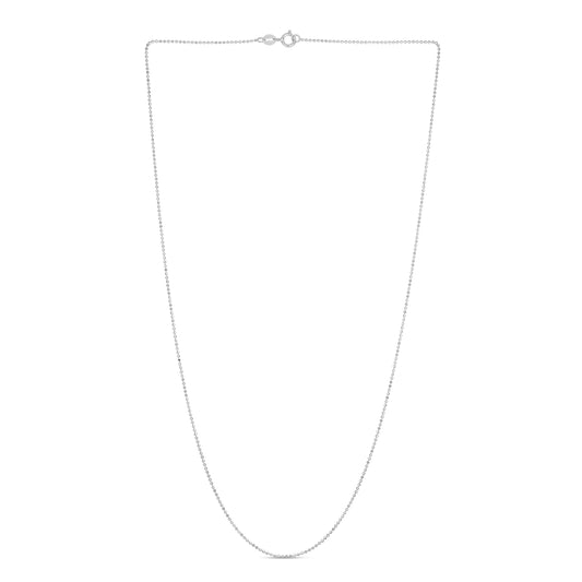 Royal Chain 14K Gold 0.9mm Diamond Cut Bead Chain WB050