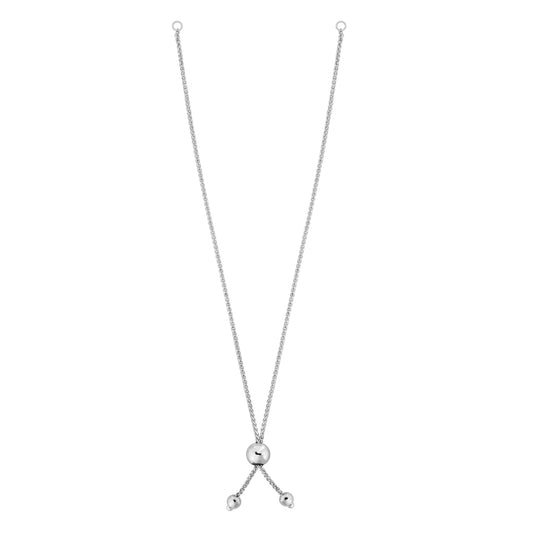 Royal Chain 14K Gold Round Wheat Chain with Ball Slide Friendship Bracelet WBRC1096