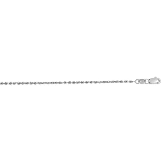 Royal Chain 14K Gold 1.4mm Diamond Cut Royal Rope Chain LROY010