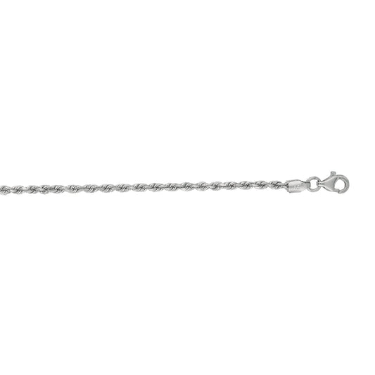 Royal Chain 14K Gold 2mm Diamond Cut Royal Rope Chain WR016