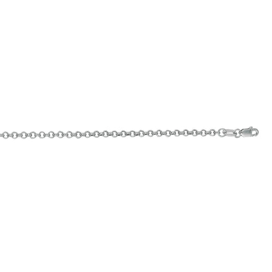 Royal Chain 14K Gold 2.5mm Lite Rolo Chain R100
