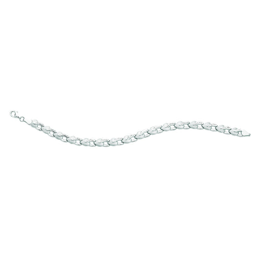 Royal Chain 14K Two-tone Gold Reversible Bracelet STA334