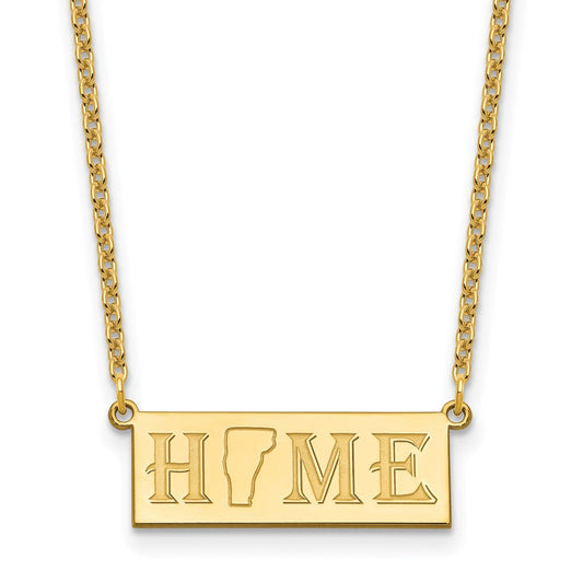 Sterling Silver/Gold-Plated HOME/STATE Necklace XNA1518GP-VT