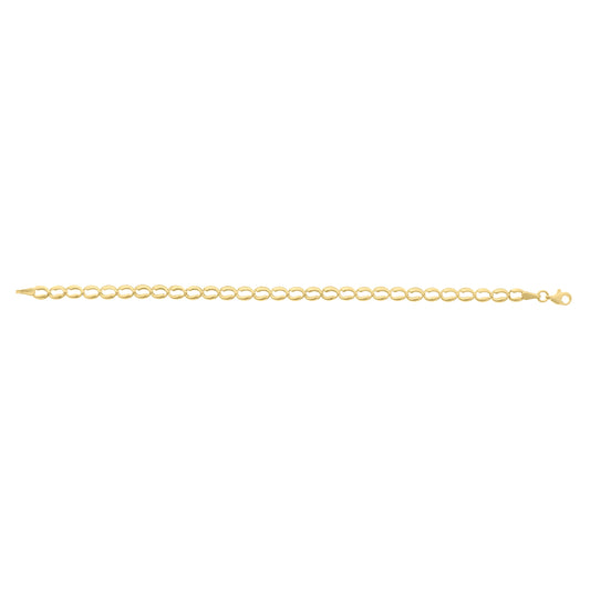 Royal Chain 10K Fancy Open Link Bracelet ZRC12046