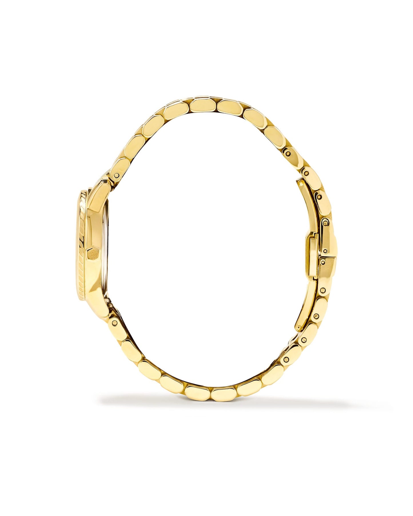 Alex Gold Tone Stainless Steel 28mm Watch in Ivory Mother-of-Pearl 9608803562