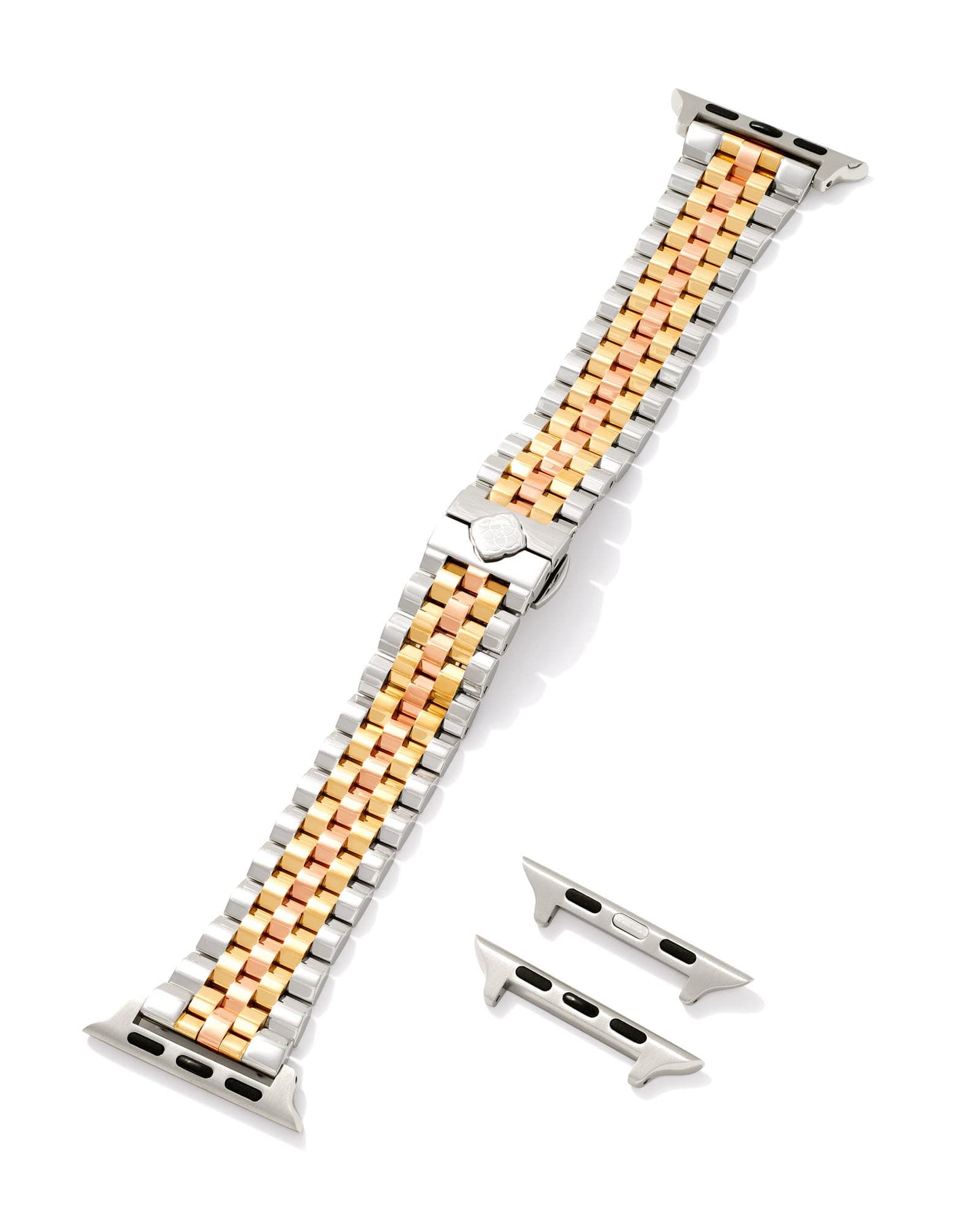 Alex 5 Link Watch Band in Tri Tone Stainless Steel 9608801644