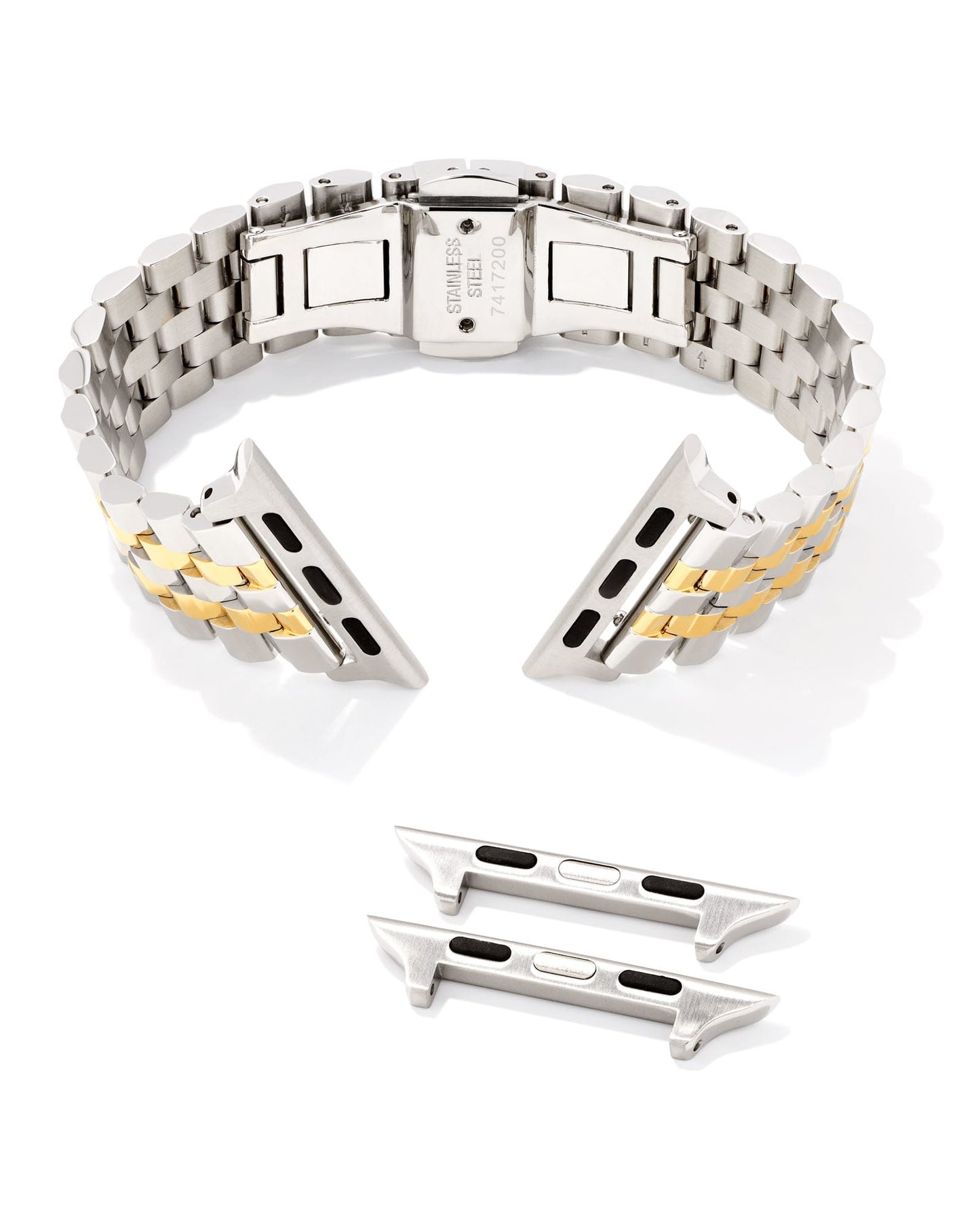Alex 5 Link Watch Band in Two Tone Stainless Steel 9608801643