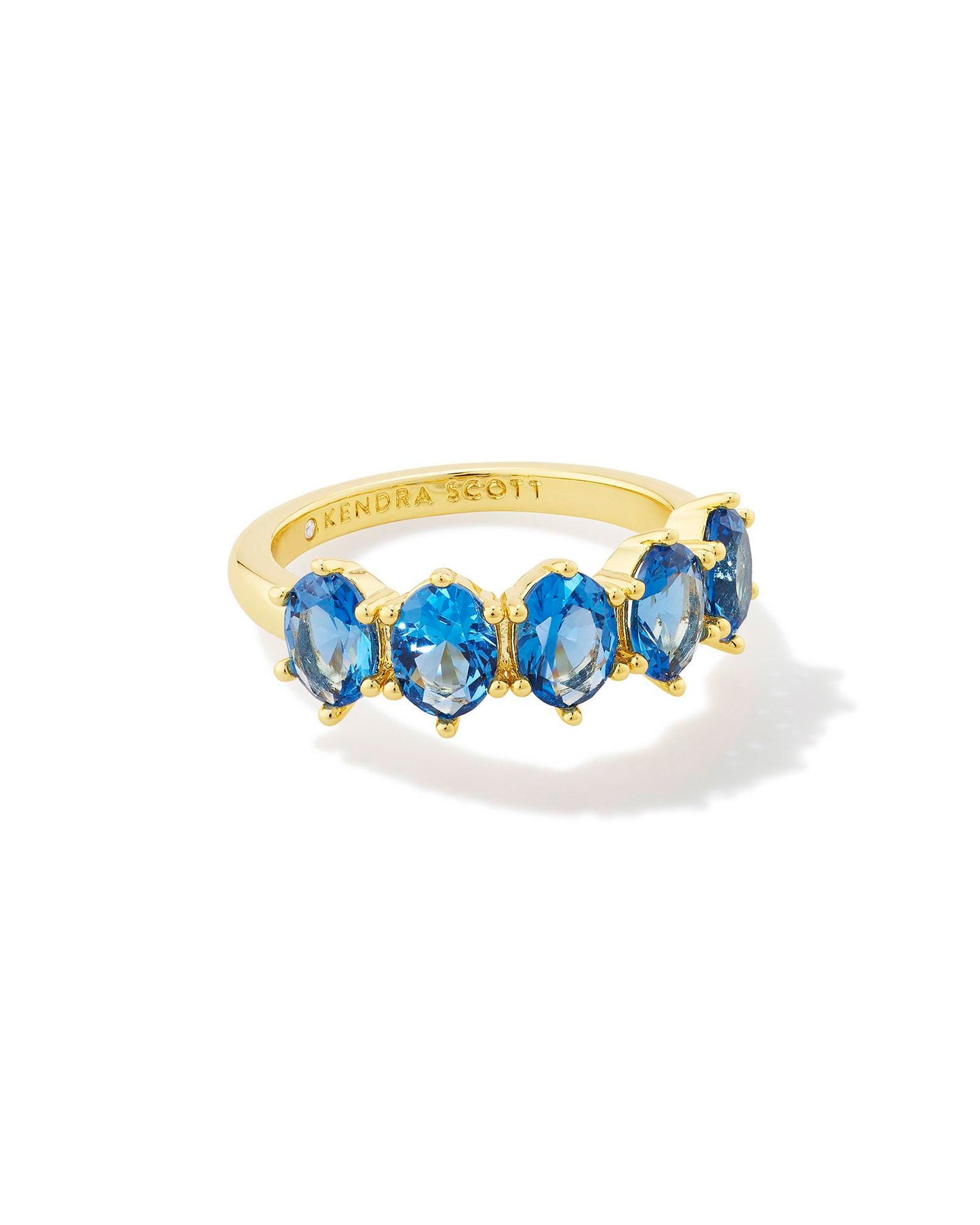 Cailin Gold Crystal Band Ring