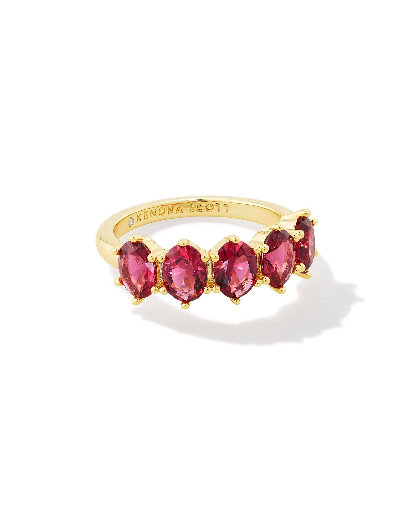 Cailin Gold Crystal Band Ring