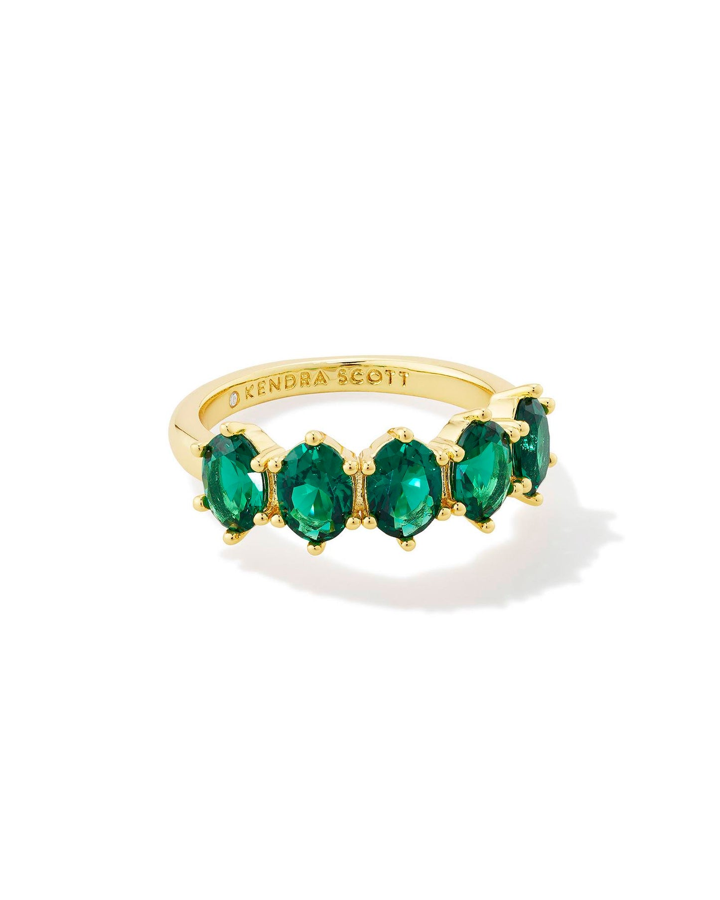 Cailin Gold Crystal Band Ring