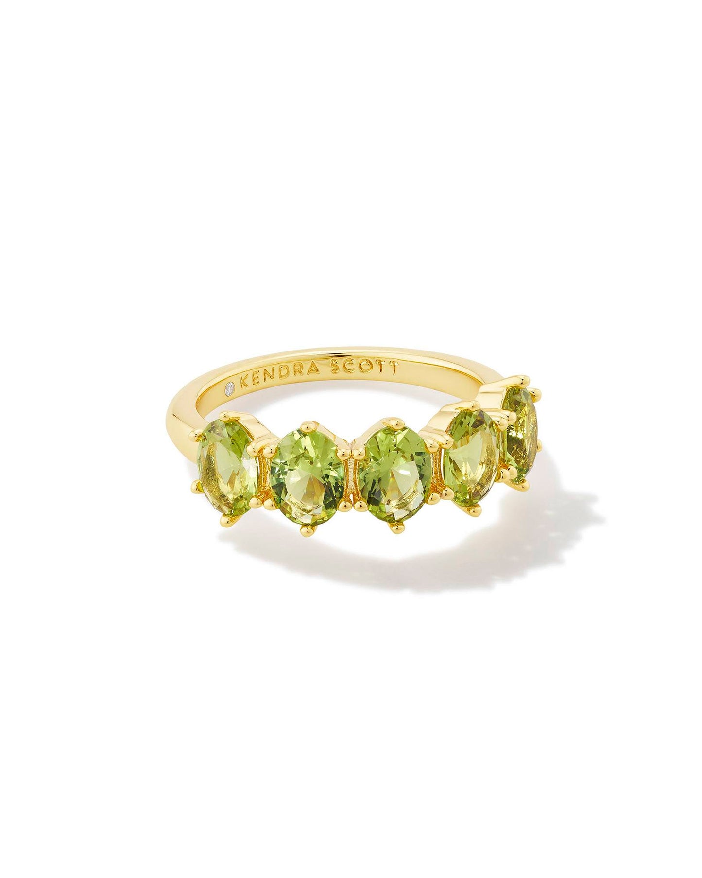 Cailin Gold Crystal Band Ring