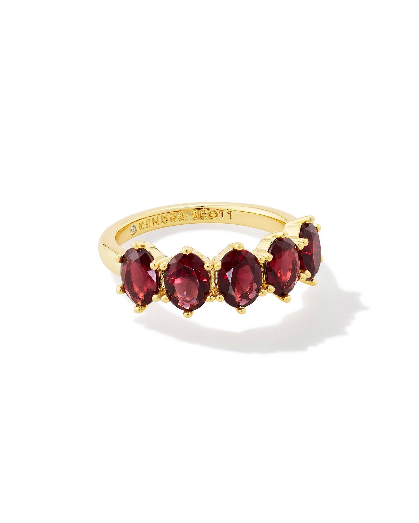 Cailin Gold Crystal Band Ring