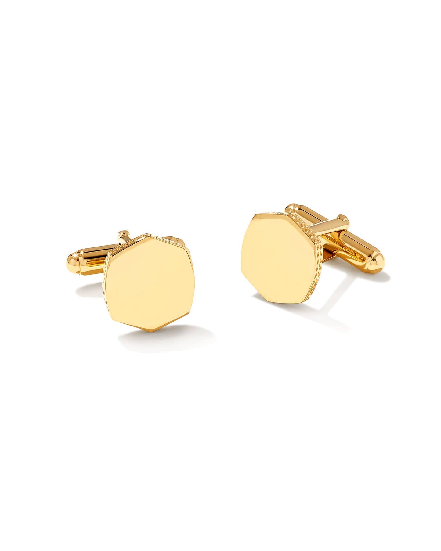 Davis Cuff Links in 18k Gold Vermeil 196088531687
