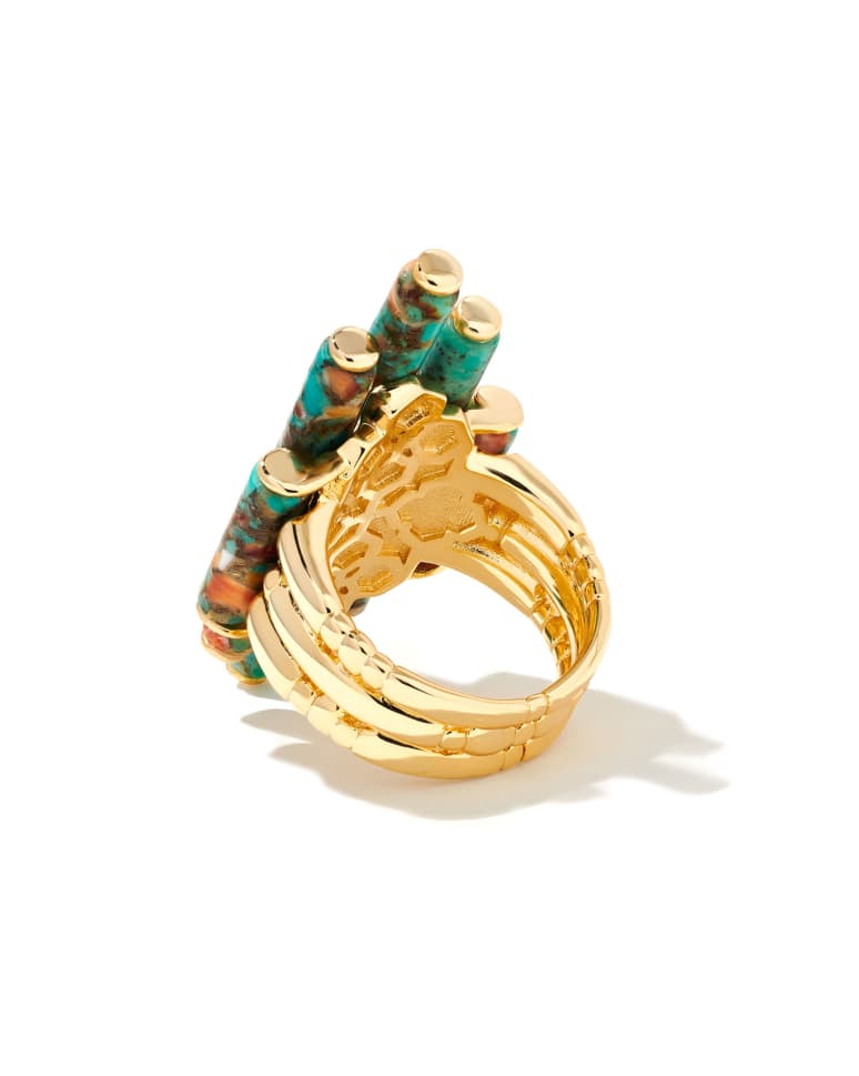 Ember Gold Cocktail Ring