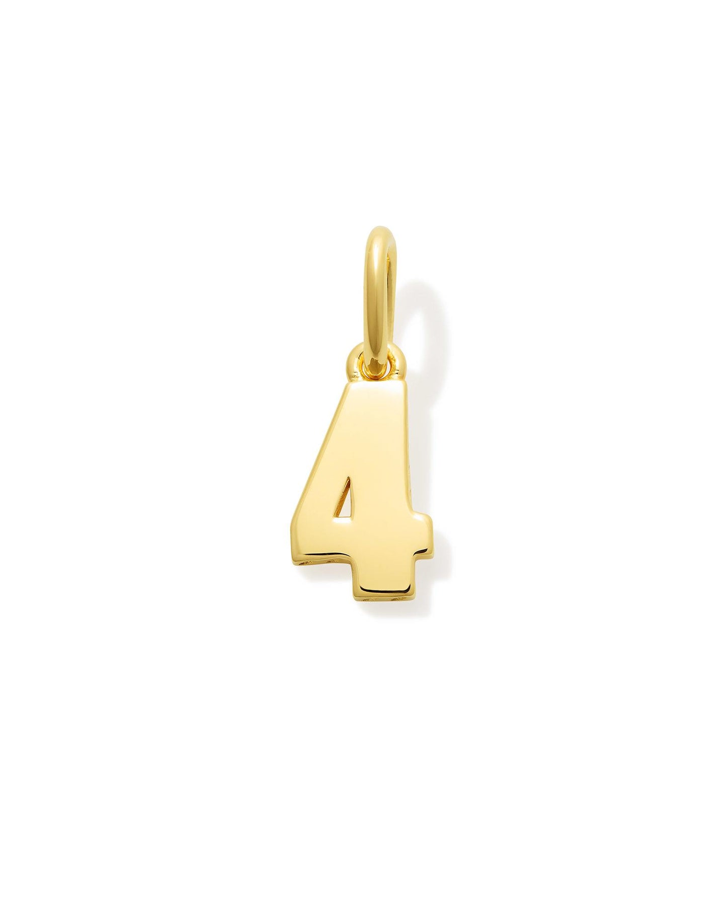 Metal Number 8 Charm in 18k Gold Vermeil