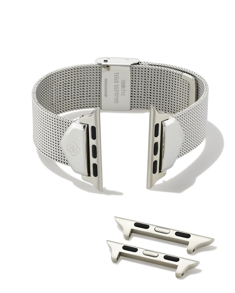 Mia Mesh Watch Band in Silver Stainless Steel 9608858940