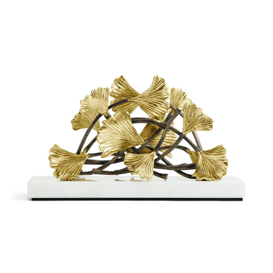 Golden Ginkgo Vertical Napkin Holder 132130