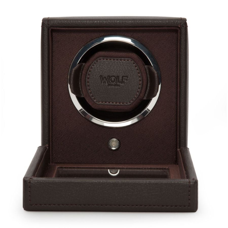Wolf Cub Single Watch Winder with Cover 461106