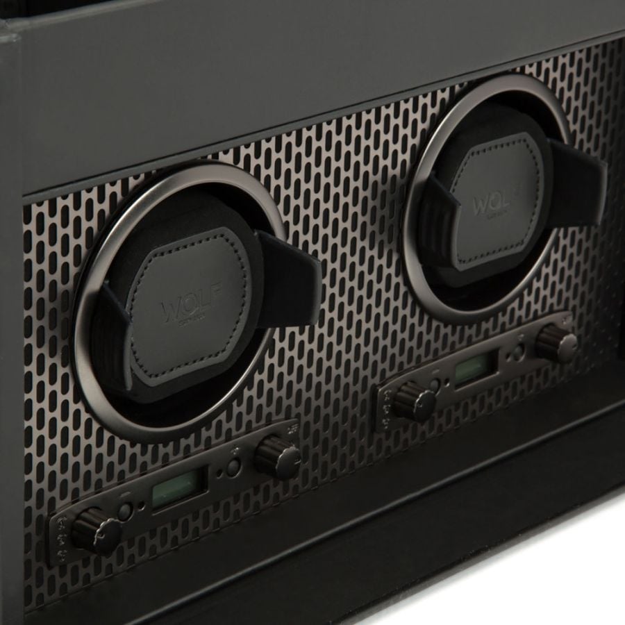 Wolf Axis Double Watch Winder With Storage 469303