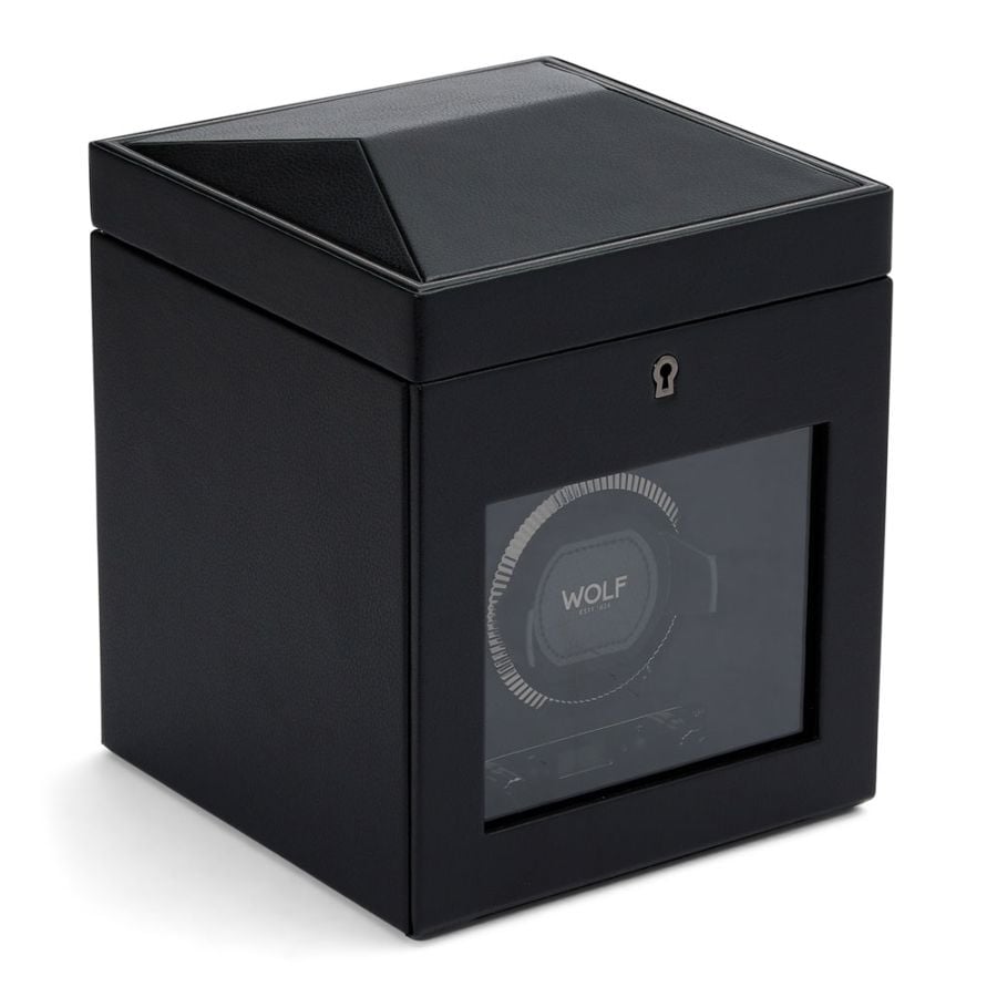 Wolf British Racing Single Watch Winder with Storage 792102