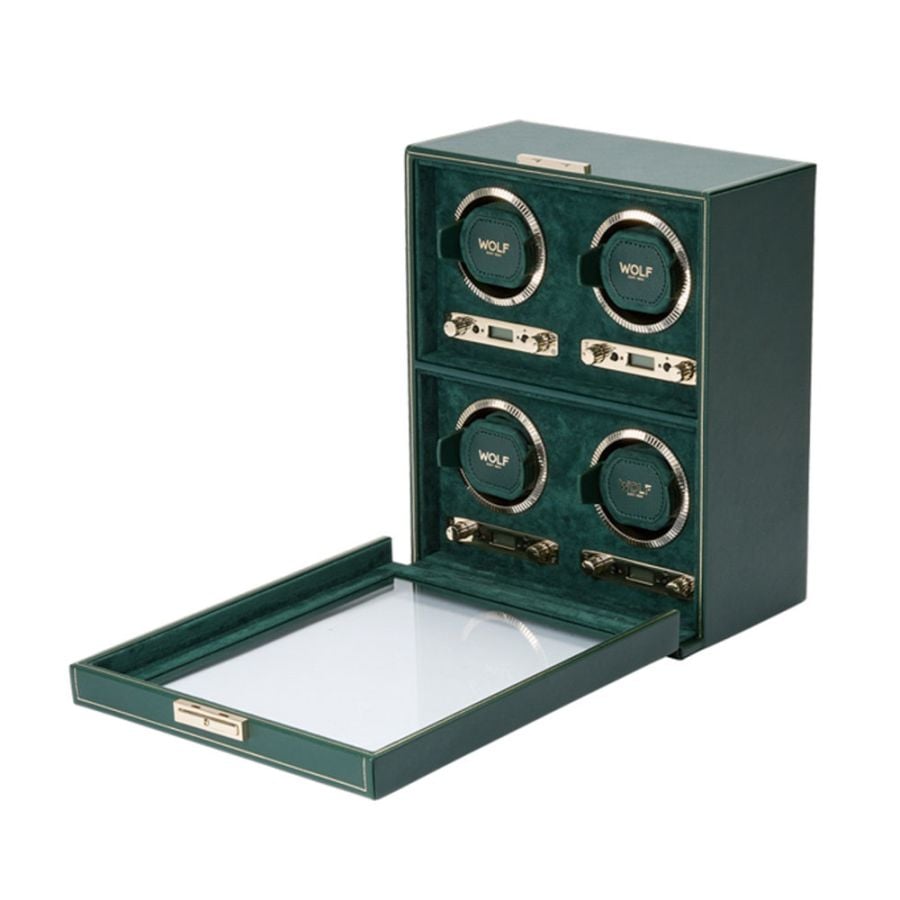 Wolf British Racing 4 Piece Watch Winder 793041