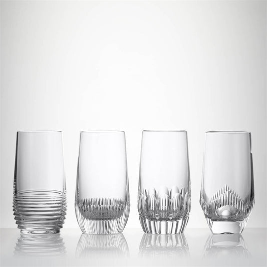 Water Ford Highball 14.5oz Set of 4 Mixed 1070497