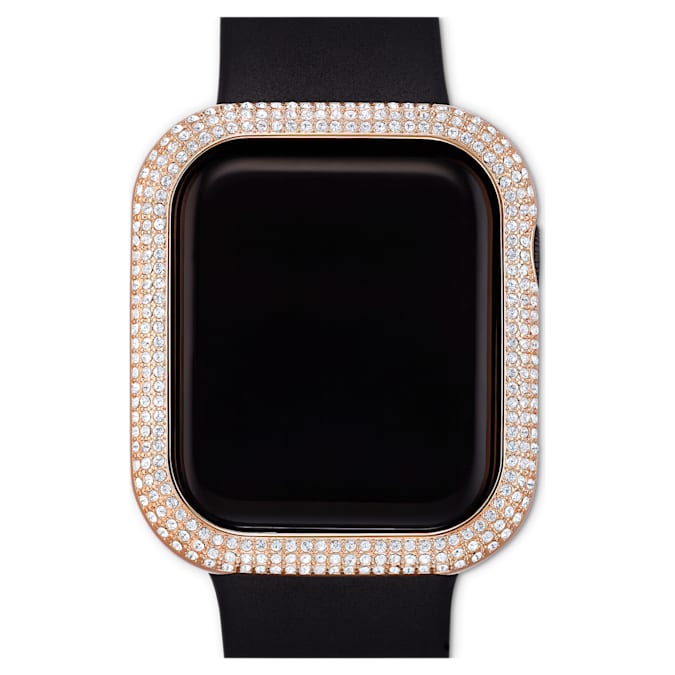 Swarovski Sparkling case, For Apple Watch® Series 4 & 5, 40 mm, Rose gold tone