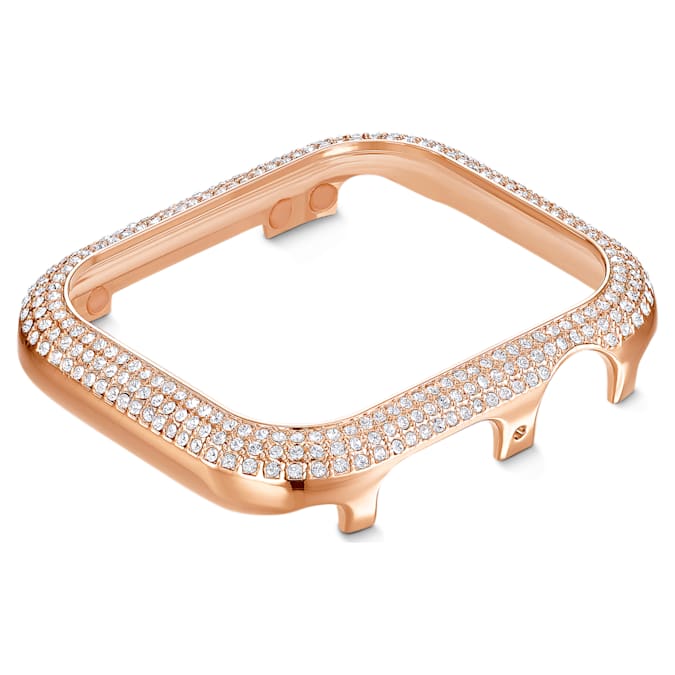 Swarovski Sparkling case, For Apple Watch® Series 4 & 5, 40 mm, Rose gold tone