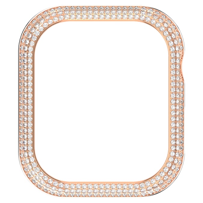 Swarovski Sparkling case, For Apple Watch® Series 7, 41 mm, Rose gold tone