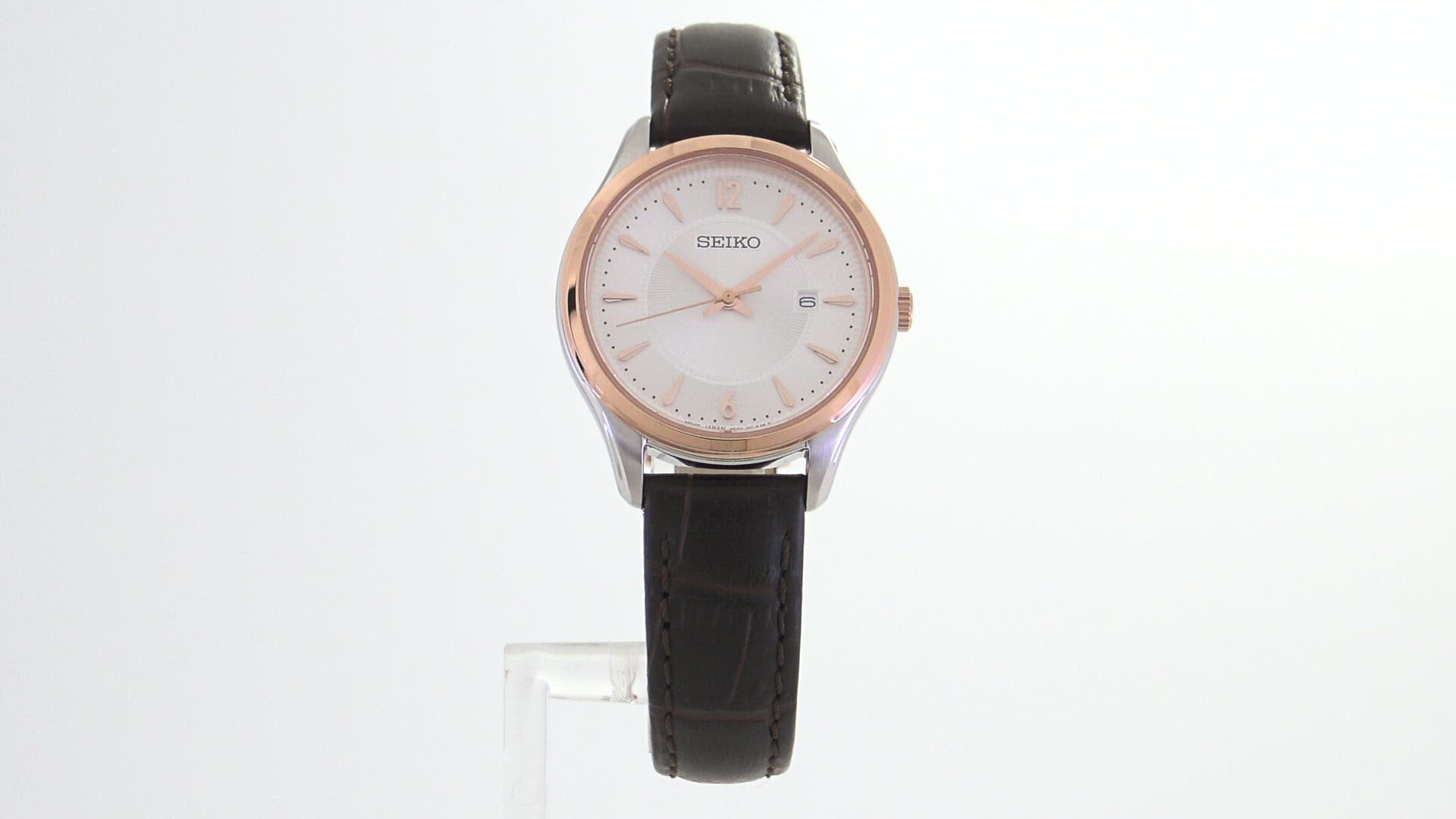 SEIKO Classic Quartz Grey Dial Men's Watch SUR422