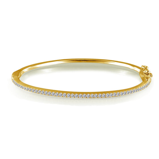 Lafonn Classic Bangle Bracelet 54 Stone Count B0030CLG72