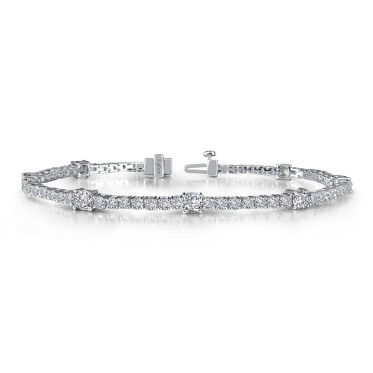 Lafonn Classic Station Bracelet 62 Stone Count B0043CLP72