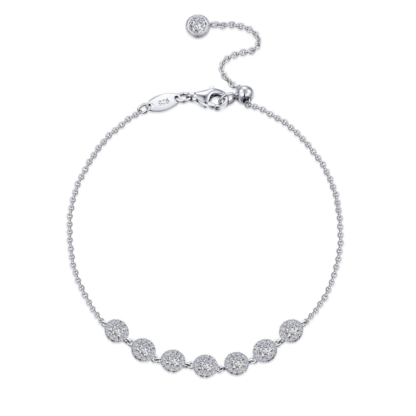 Lafonn 7 Symbols of Joy Bracelet 92 Stone Count B0143CLP75