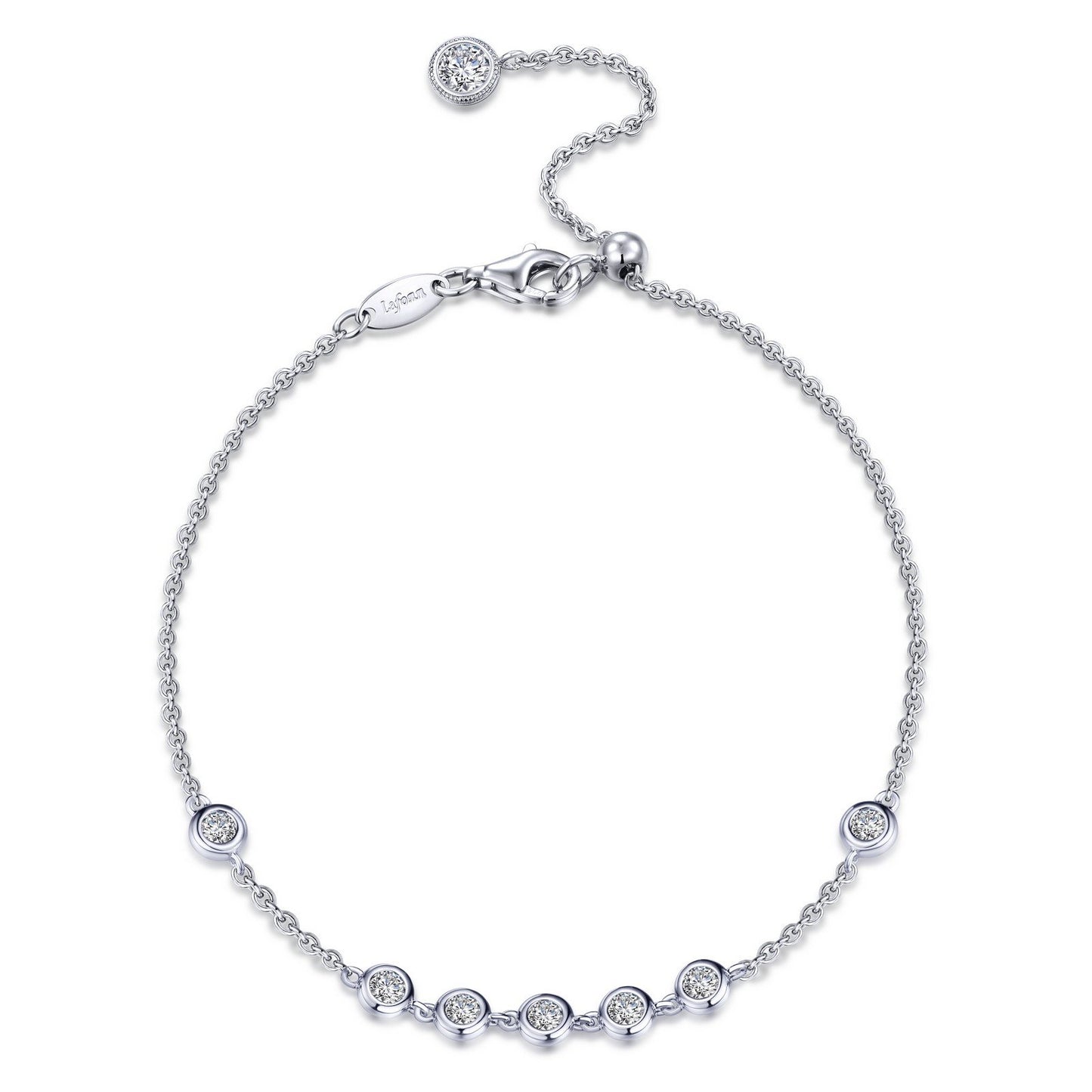 LaFonn Platinum Simulated Diamond N/A BRACELETS Classic Station Bracelet
