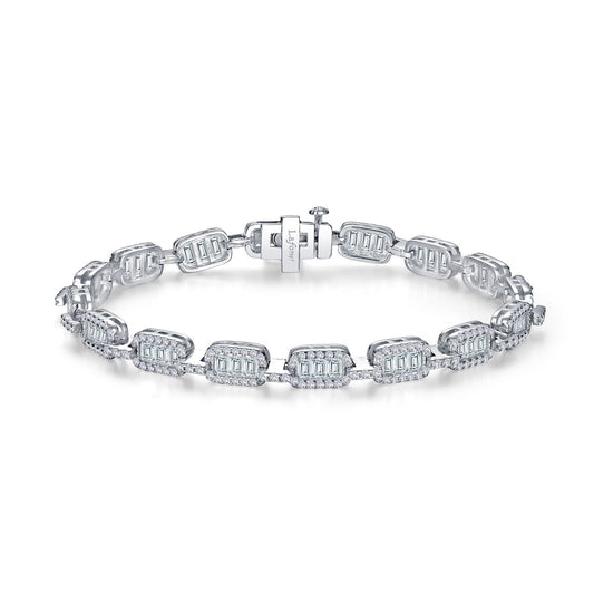 Lafonn Fancy Link Bracelet 322 Stone Count B0159CLP72