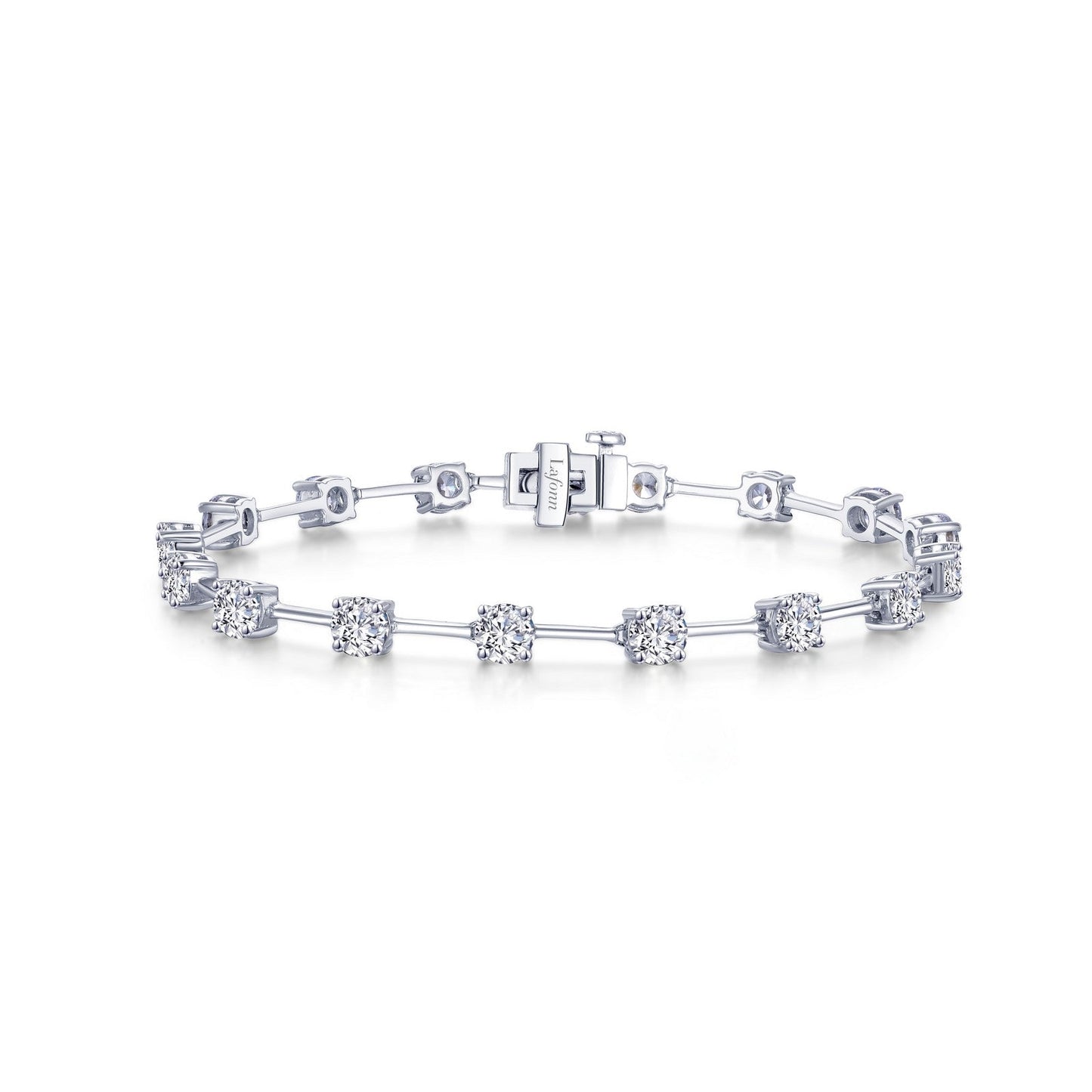 Lafonn Round Station Bracelet 17 Stone Count B0174CLP72
