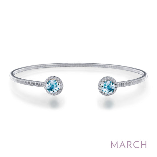 Lafonn March Birthstone Bracelet 36 Stone Count BB002AQP72