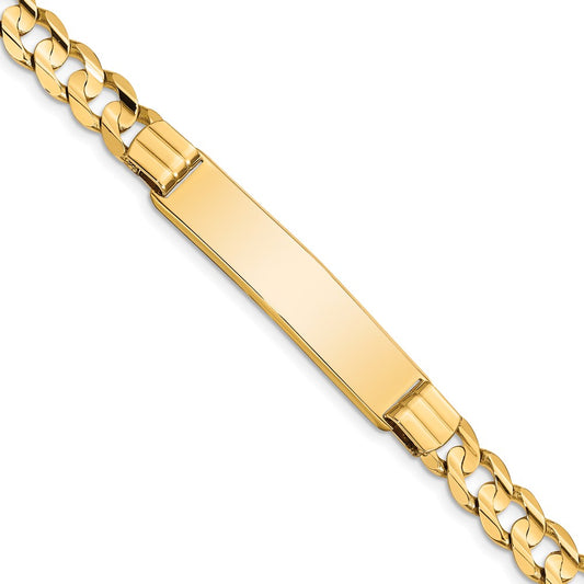 Quality Gold 14k Curb ID Bracelet Gold