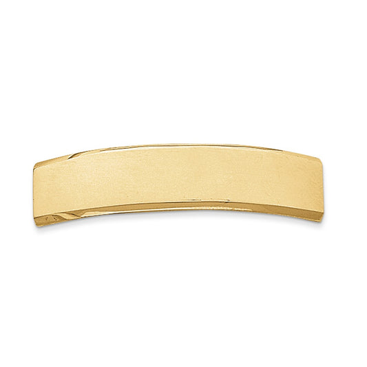 Quality Gold 14k 48x10x1.5 mm ID Plate Gold