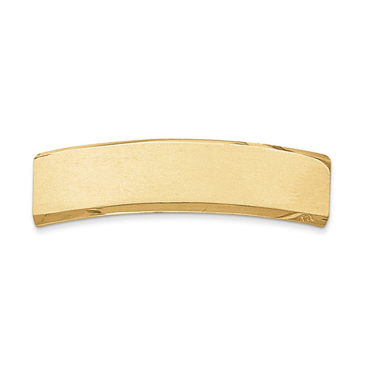 Quality Gold 14k 48x12x1.8 mm ID Plate Gold