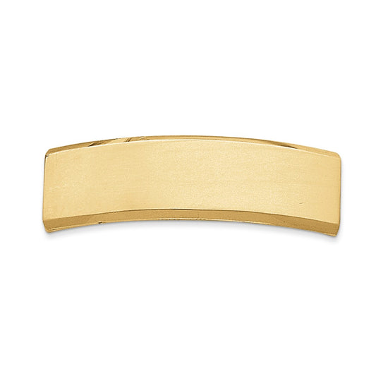 Quality Gold 14k 48x14x2 mm ID Plate Gold