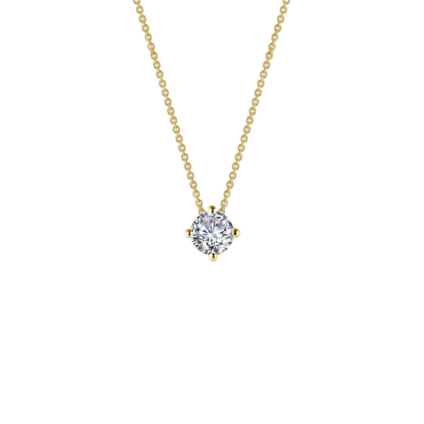 Lafonn 0.65 CTW Solitaire Necklace 2 Stone Count N0152CLG20