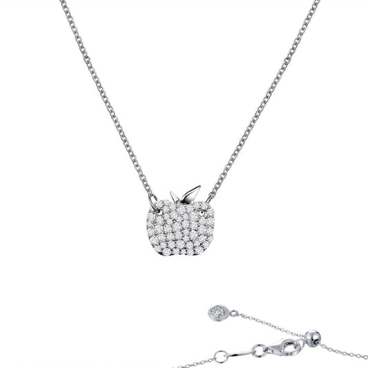 LaFonn Platinum Simulated Diamond N/A NECKLACES The Big Apple Necklace