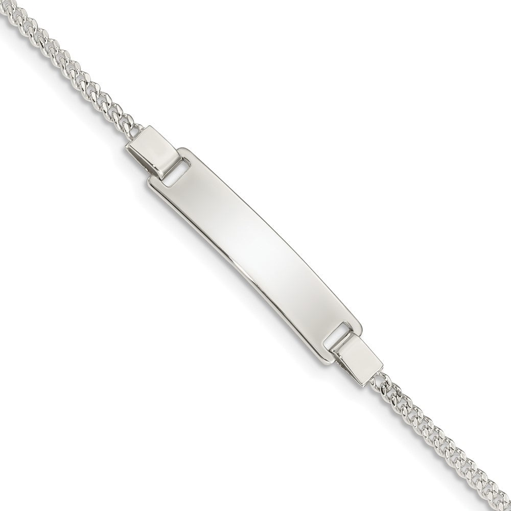 Quality Gold Sterling Silver Adjustable Baby ID Bracelet Sterling Silver