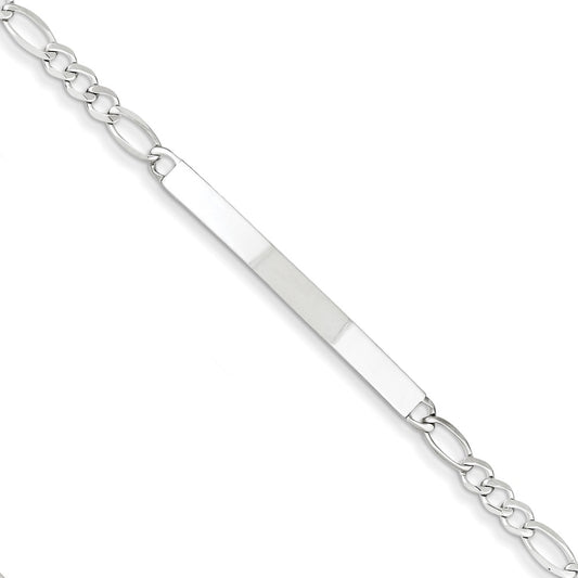 Quality Gold Sterling Silver ID Bracelet Sterling Silver