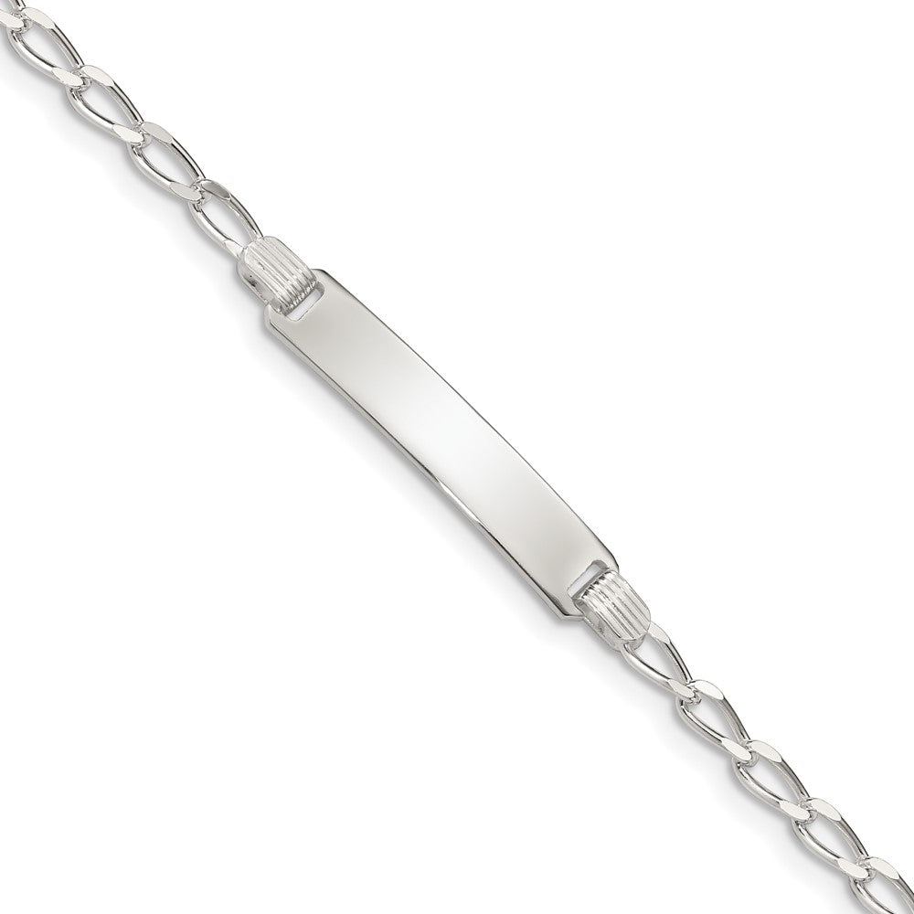 Quality Gold Sterling Silver Children's ID Bracelet Sterling Silver